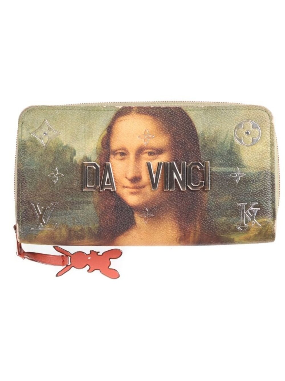 Louis Vuitton Jeff Koons Monogram Clemence Masters Collection Mona Lisa Zippy